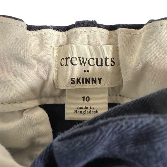 J. Crew Factory Boy's Navy Skinny Fit in Flex Chino Pants Size 10 - Picture 5 of 10